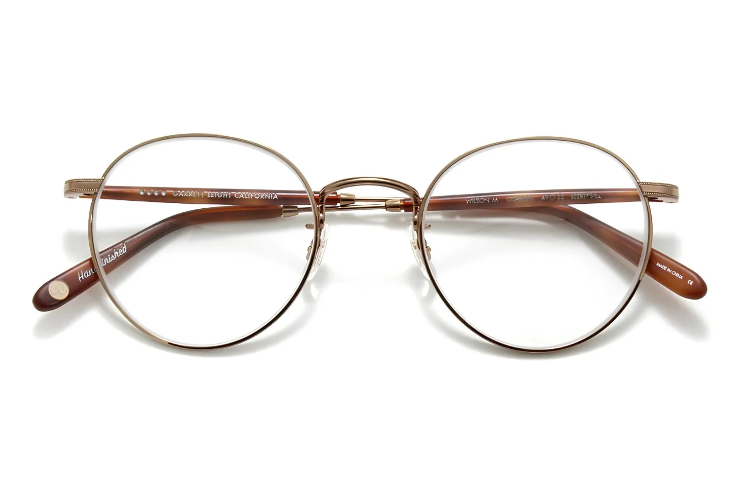 Garrett Leight GLCO Wilson 46 Matte Butter Ant God Mt Drk Hny Torto