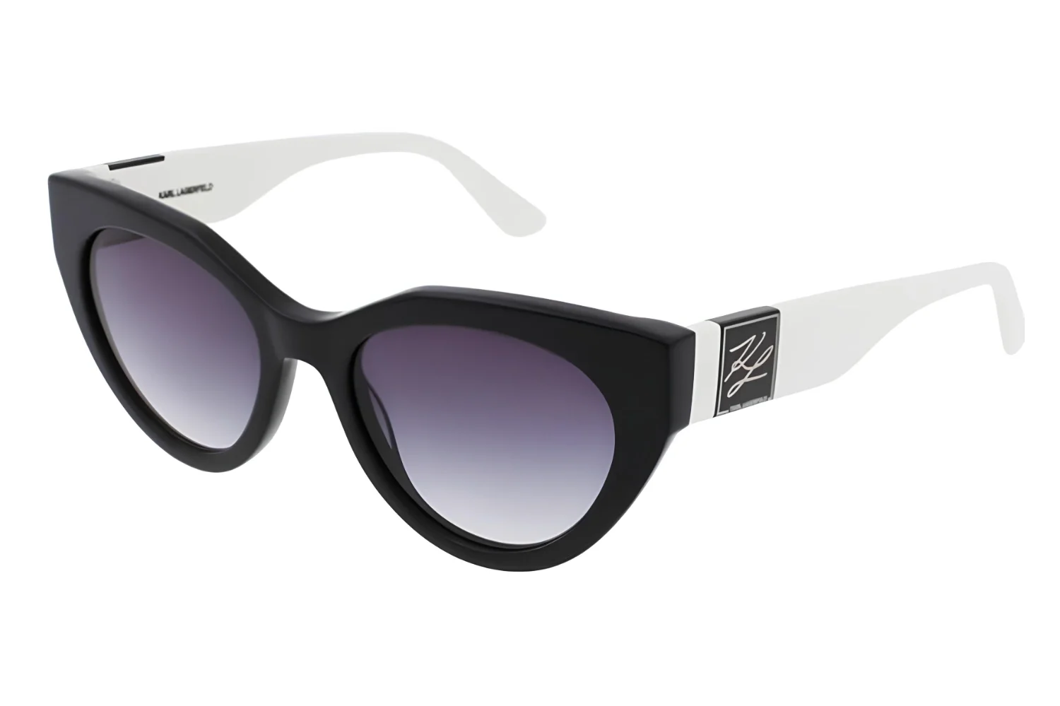 Karl Lagerfeld KL6047S-004 Black&White Kadın Güneş Gözlüğü - 1
