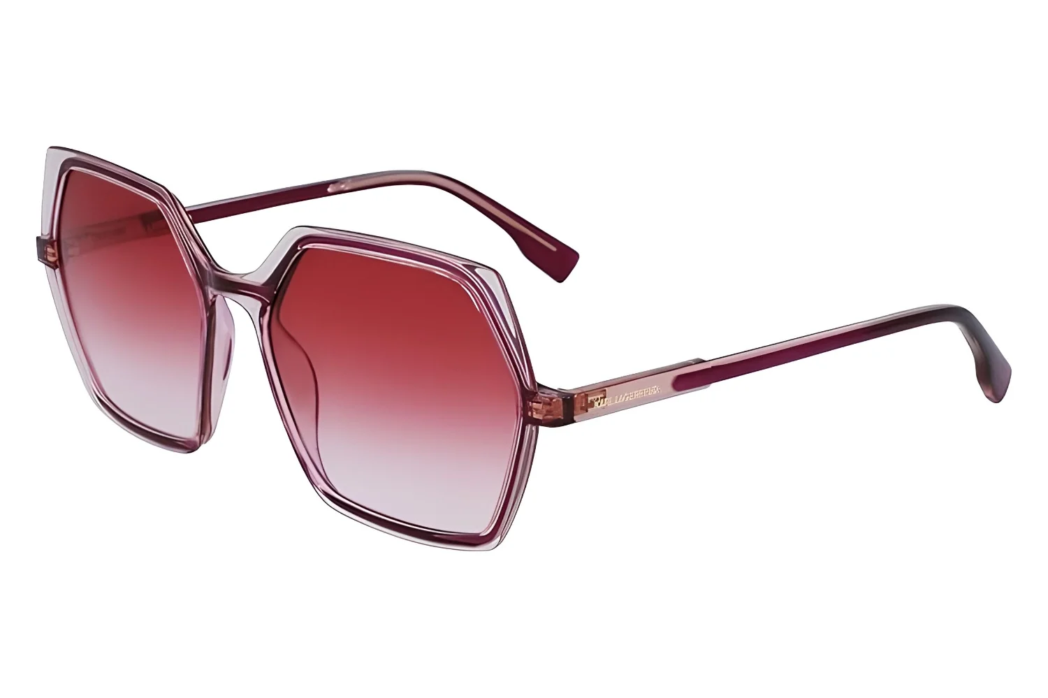 Karl Lagerfeld KL6083S-626 Dark Straw. Rose Kadın Güneş Gözlüğü - 1