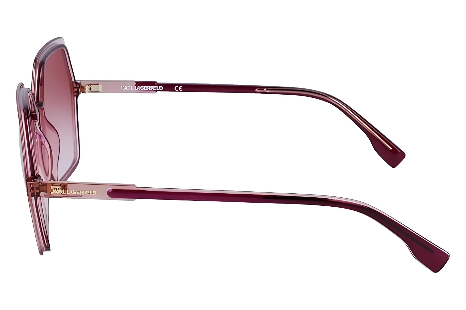 Karl Lagerfeld KL6083S-626 Dark Straw. Rose Kadın Güneş Gözlüğü - 2