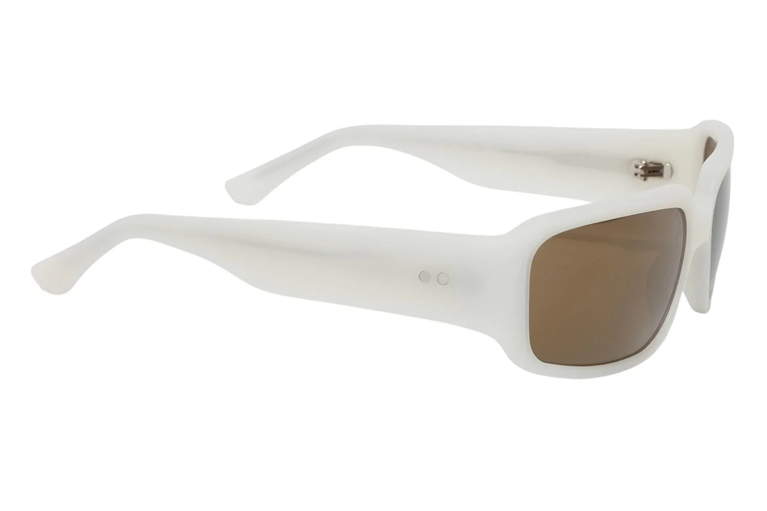 Linda Farrow DVN212 C4 White/Silver - Brown Mirror Kadın Güneş Gözlüğü - 1