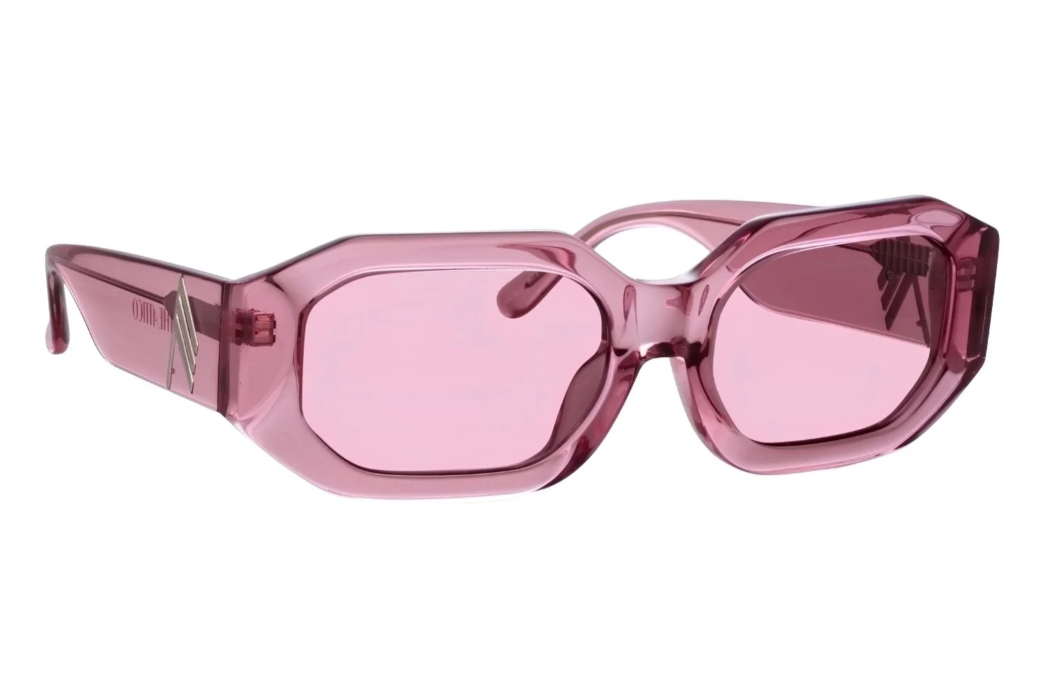 Linda Farrow The Attico Blake Powder Pink/Silver - Pink Lens Kadın Güneş Gözlüğü - 1