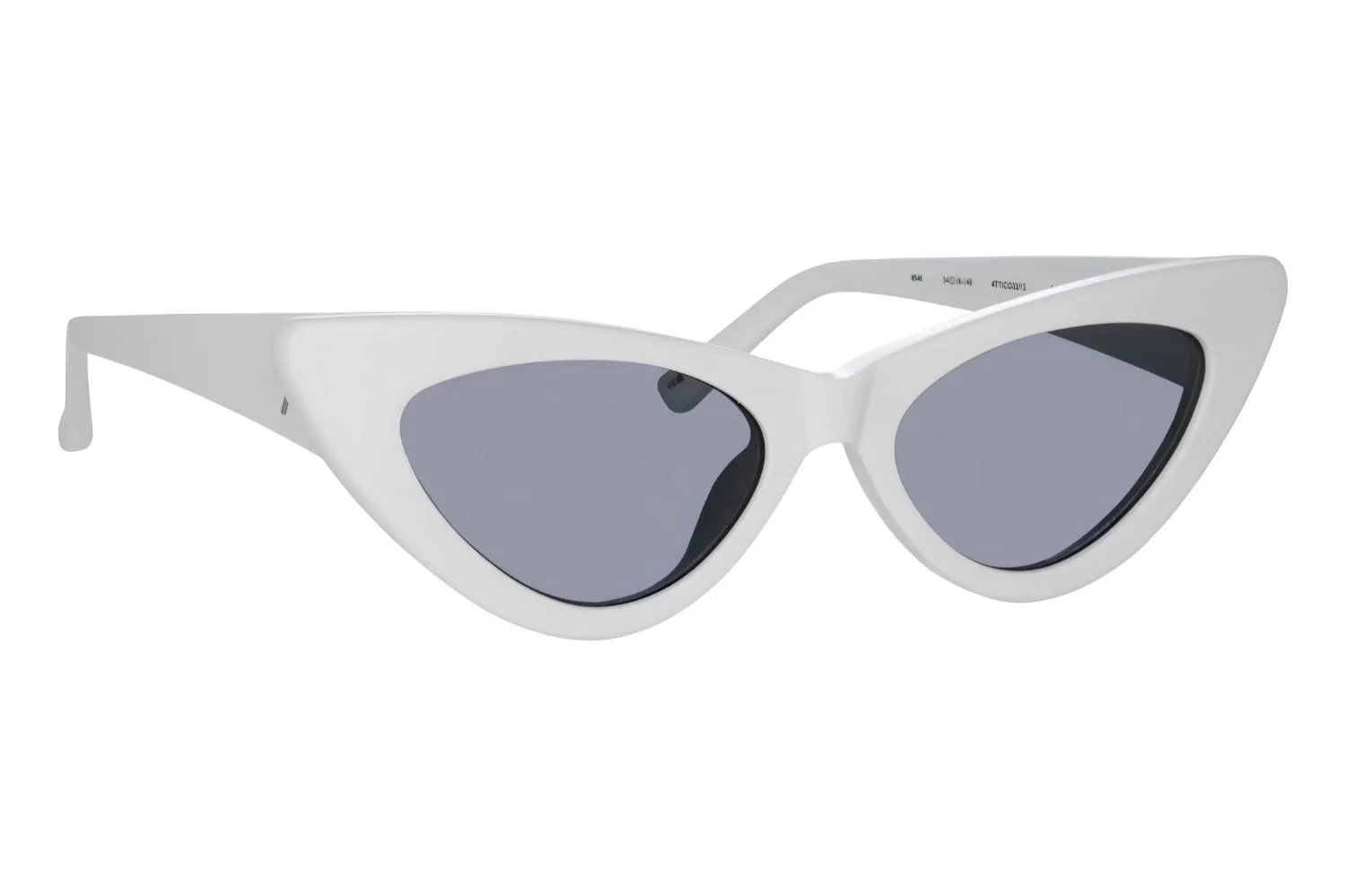 Linda Farrow The Attico Dora White/Silver - Grey Lens Kadın Güneş Gözlüğü - 1