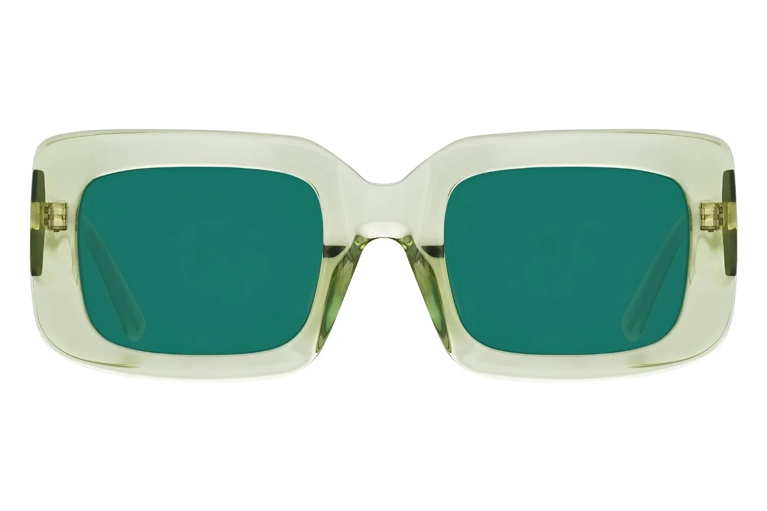 Linda Farrow The Attico JORJA LİME/Silver - Green Kadın Güneş Gözlüğü