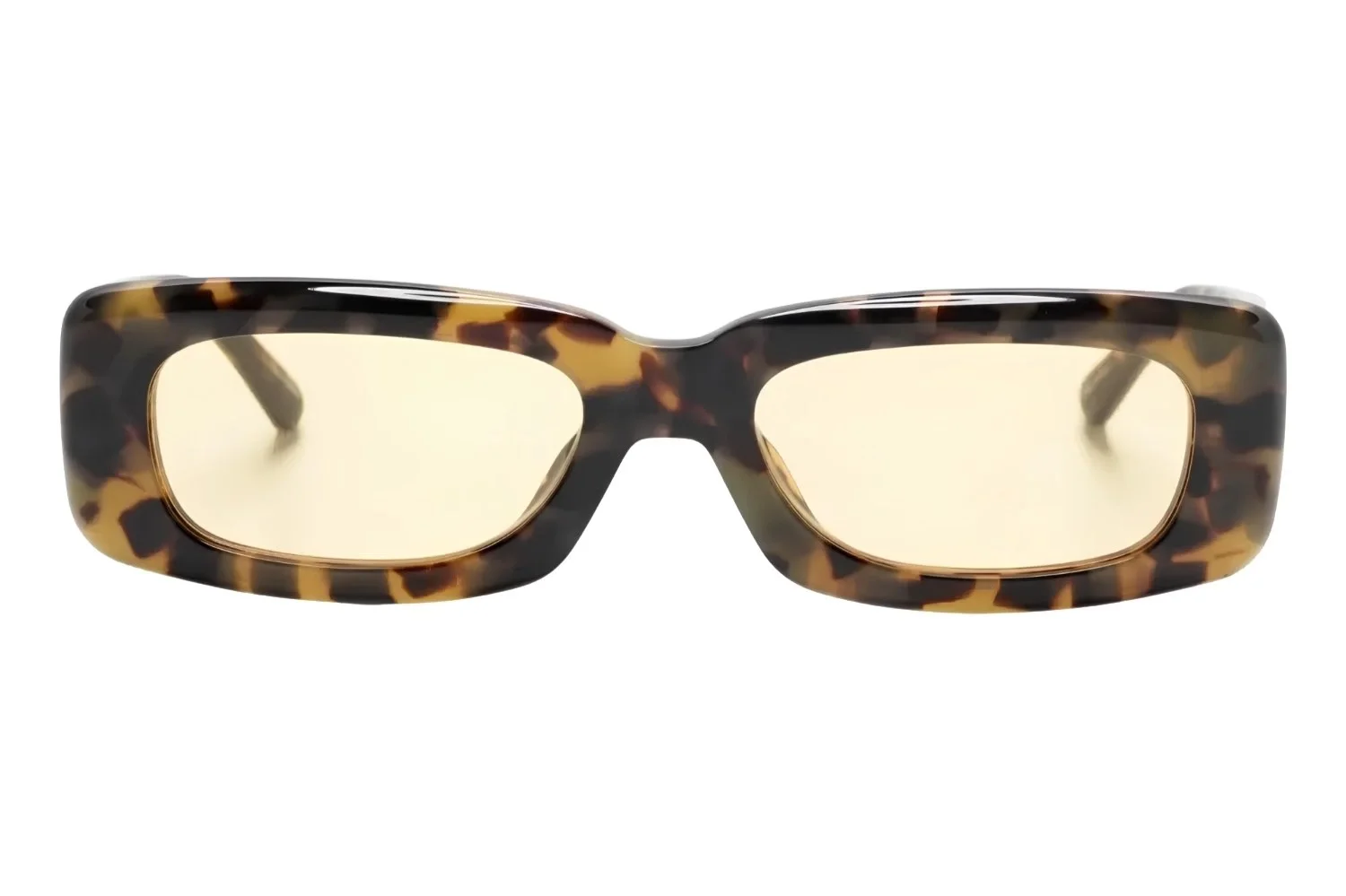 Linda Farrow The Attico Mini Marfa Lemon/Yellow Gold/Brown Kadın Güneş Gözlüğü