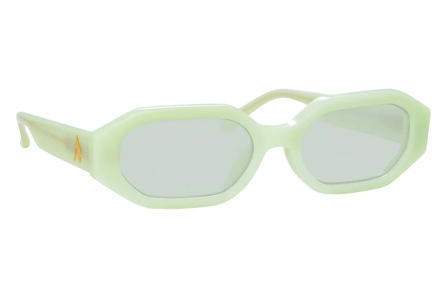 Linda Farrow Ttico İrene Mint/Yellow Gold - Green Kadın Güneş Gözlüğü - 1