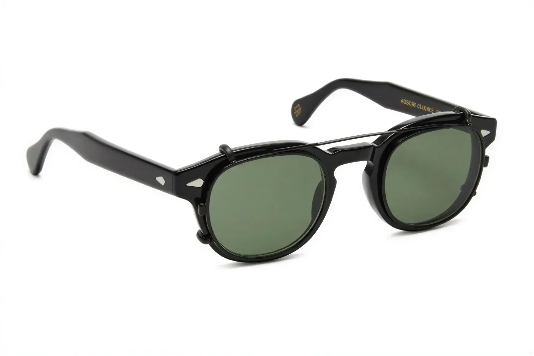 Moscot Cliptosh Clip On Matte Black 44 G15 - 1