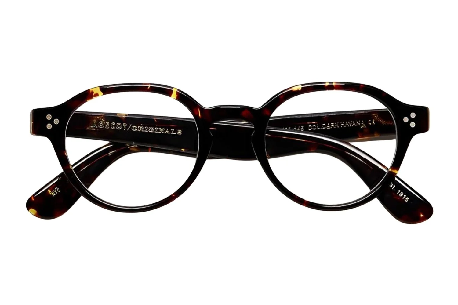 Moscot Ezra Dark Havana 45 Demo Lens