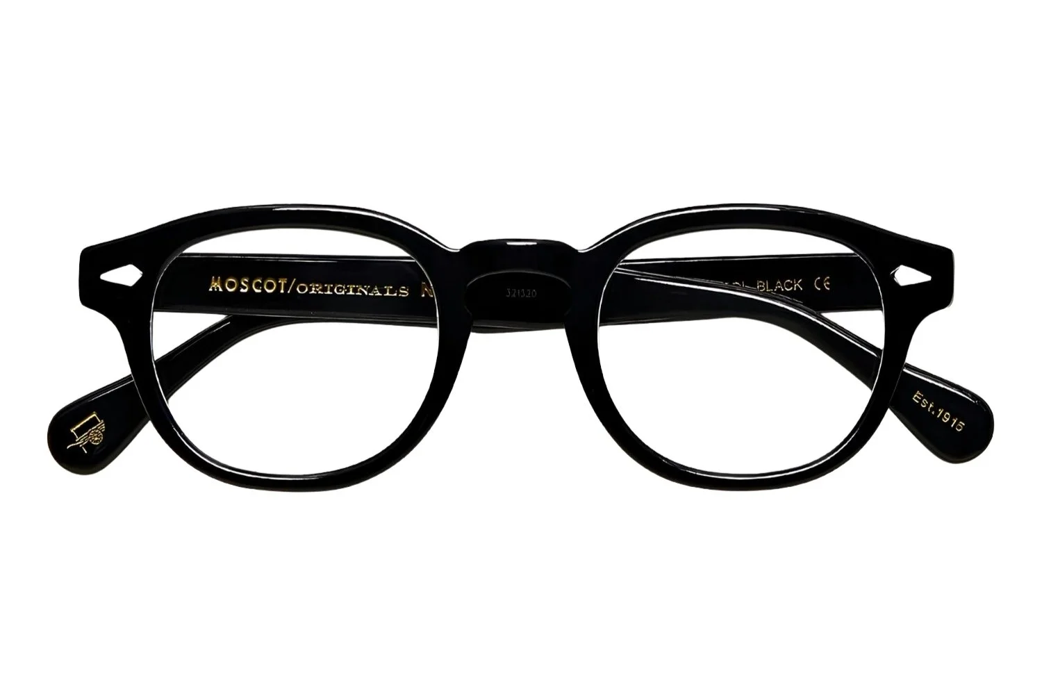 Moscot Lemtosh 46 Black Demo Lens