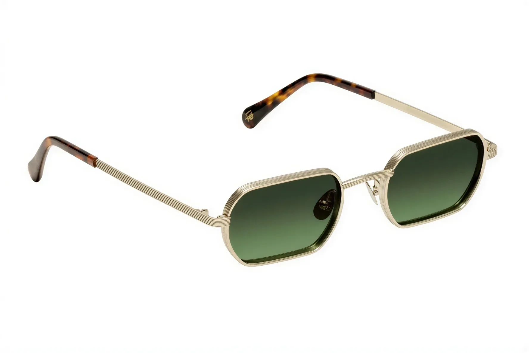 Moscot Shmooz Sun 48 Gold Forest Wood - 1