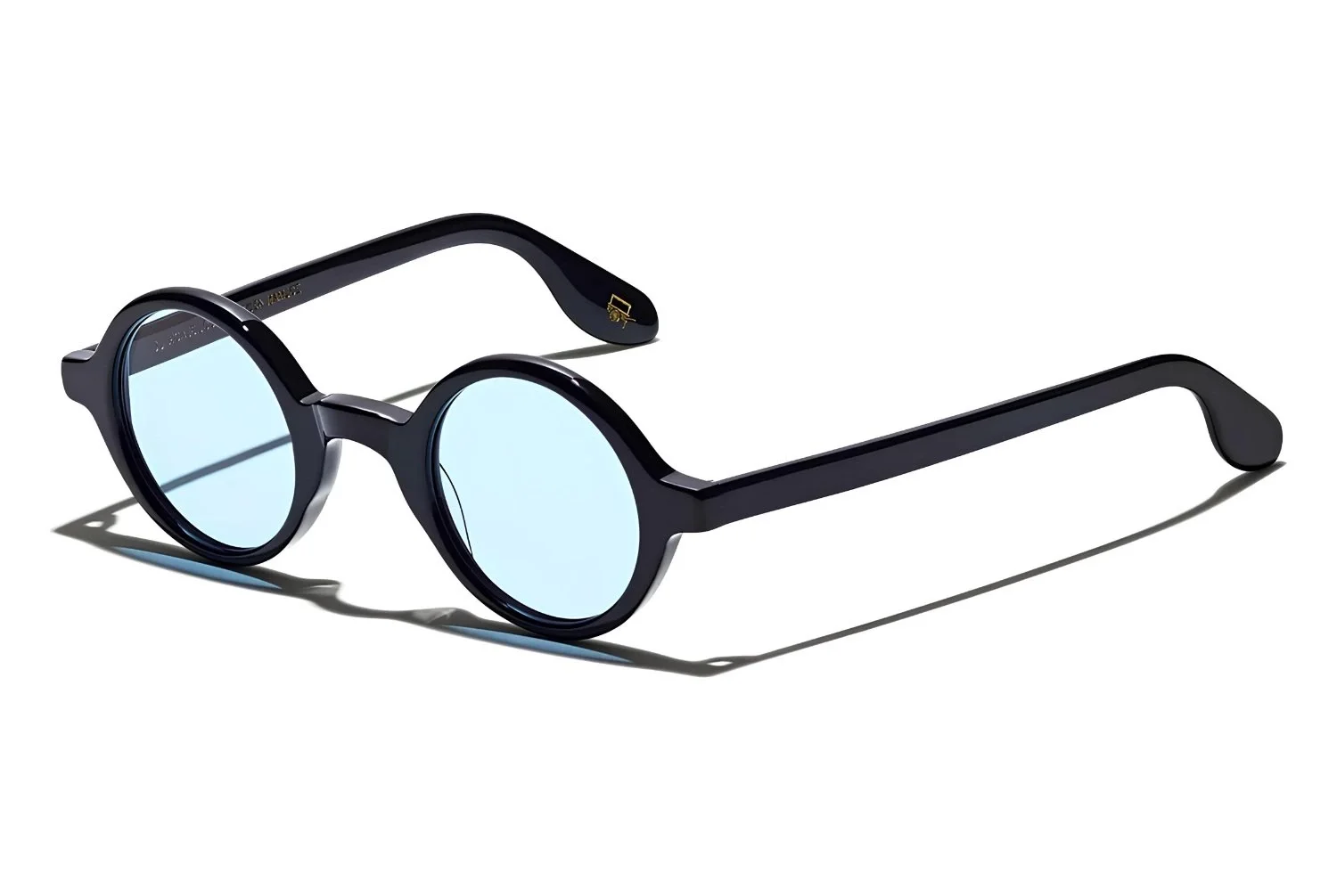 Moscot Zolman Sun Black 42 DG-37 Blue - 1