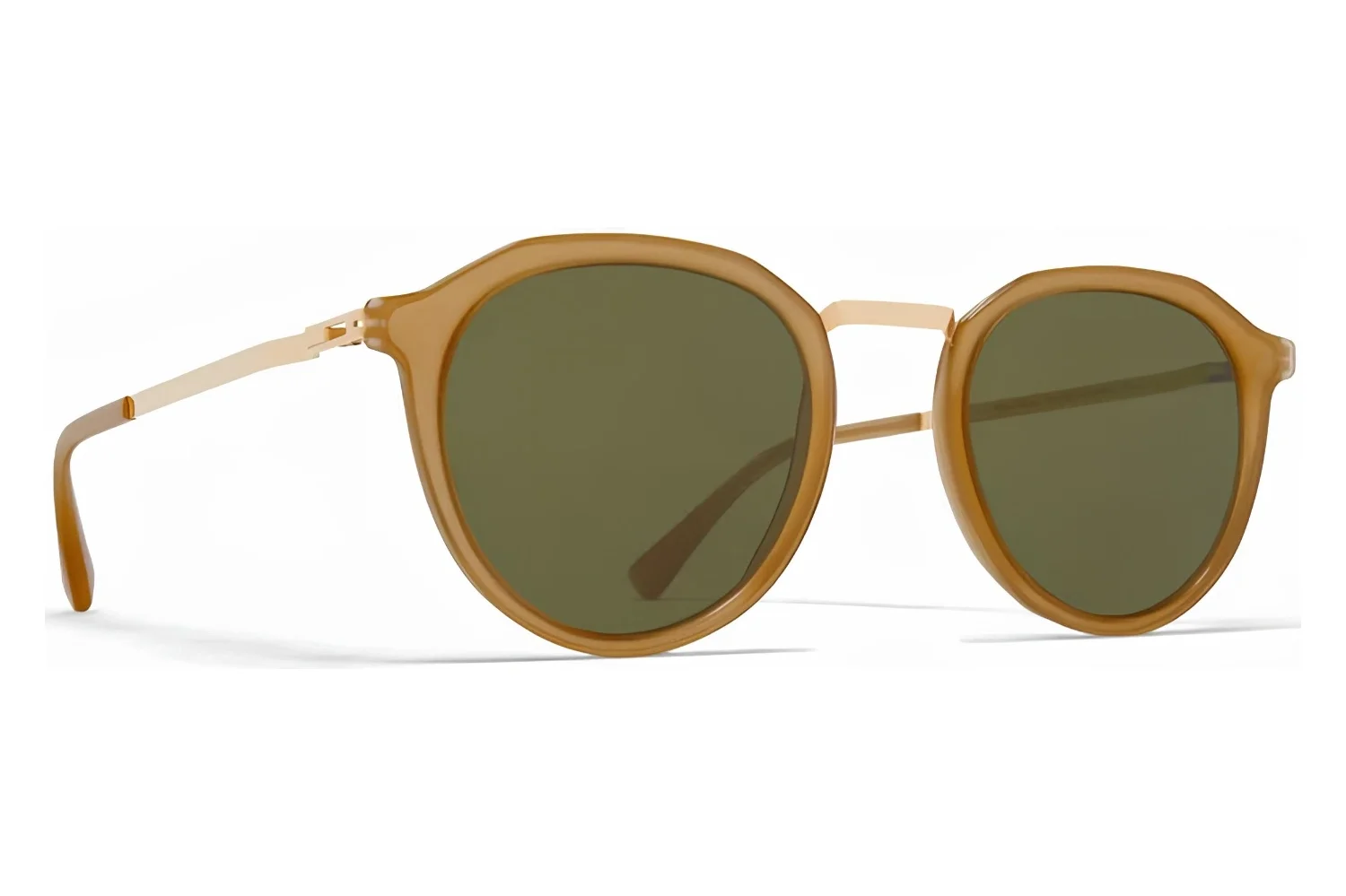 Mykita Helmi A56 Glossy Gold/Brown Dark Brown RGR 701