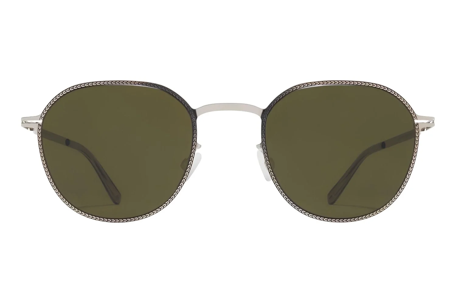 Mykita Talvi Silver/Black Raw Green SLD 052 Unisex Güneş Gözlüğü