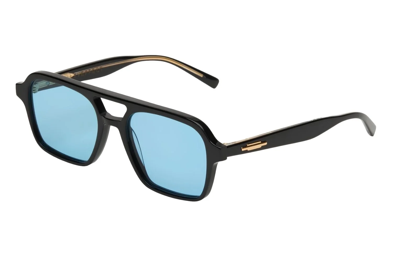 Vanity Effect Waxy Sun Black-33 Blue Unisex Güneş Gözlüğü - 1